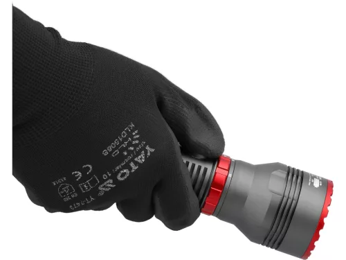 YATO Akkus LED kézilámpa zoommal és powerbankkal, 1000 lm, 920 m, 4000 mAh, IPX7 (YT-085602)