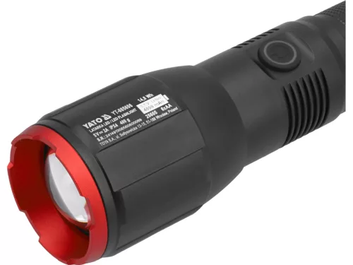 YATO LED Újratölthető  akkumulátoros zseblámpa, 6xAA, 25W, 2500 lumen (YT-085606)