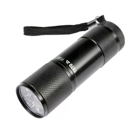 YATO Zseblámpa 9 LED-es alumínium fekete (YT-08570)