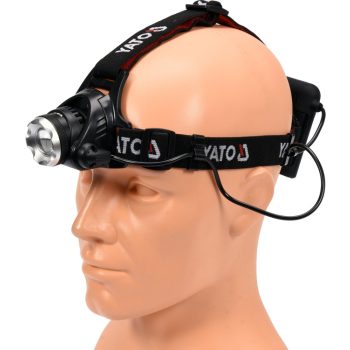 YATO Fejlámpa XM-L2 CREE állítható fókusszal (YT-08591)