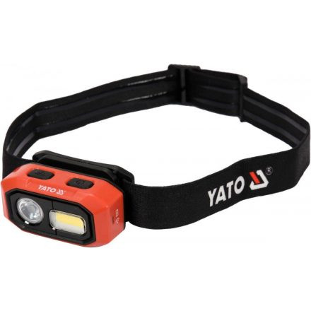 YATO Akkus LED fejlámpa 480 lumen mozgásérzékelős (YT-08592)
