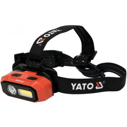 YATO Akkus LED fejlámpa 800 lumen mozgásérzékelős (YT-08594)