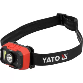   YATO Akkus LED fejlámpa mozgásérzékelővel, 1000 lm, 132 m, 1200 mAh, IP65  (YT-085942)