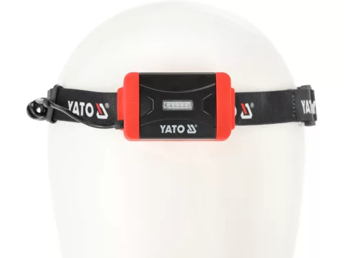 YATO LED fejlámpa 500 lm fényerővel, 70 m hatótávolsággal, 6 üzemmóddal, IP44 (YT-08595)