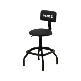   YATO Állítható műhelyszék háttámlával, 360°-ban forgatható ülőfelülettel (YT-08785)