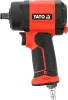 YATO Pneumatikus ütvecsavarozó 1/2”, kompakt, 1100 Nm oldási nyomaték, 1,3 kg (YT-09516)