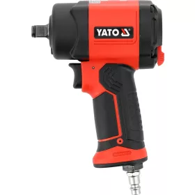   YATO Pneumatikus ütvecsavarozó 1/2”, kompakt, 1100 Nm oldási nyomaték, 1,3 kg (YT-09516)