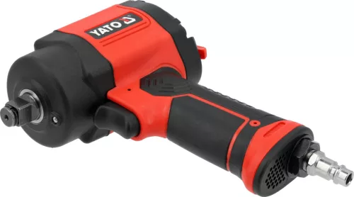YATO Pneumatikus ütvecsavarozó 1/2”, kompakt, 1100 Nm oldási nyomaték, 1,3 kg (YT-09516)