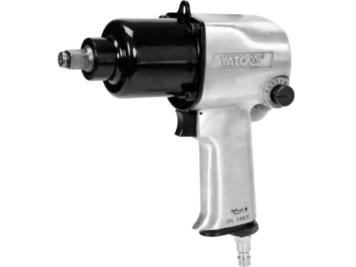 YATO Pneumatikus ütvecsavarozó 1/2”, 850 Nm, Twin Hammer mechanizmussal (YT-09525)