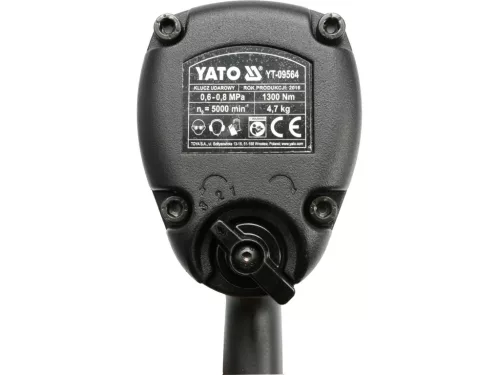 YATO Pneumatikus ütvecsavarozó 3/4”, 1300 Nm, Twin Hammer (YT-09564)
