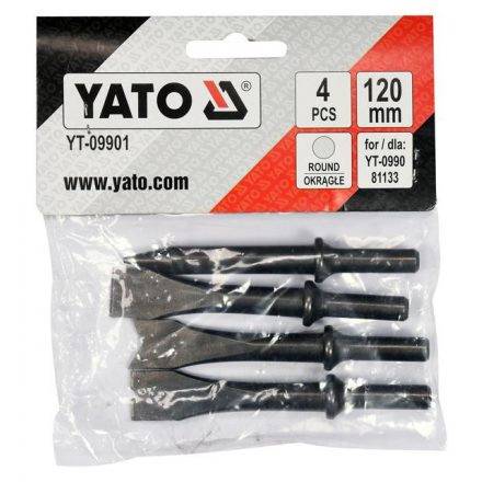 YATO Vésőszár készlet 4 részes (YT-0990-hez) (YT-09901)
