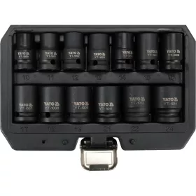   YATO Gépi dugókulcs készlet 13 részes 1/2" 10-24 mm CrMo (YT-10251)