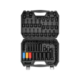   YATO GÉPI DUGÓKULCS és BIT KÉSZLET 1/2", 64 darabos (YT-10260)