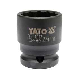   YATO Dupla hatszögletű dugókulcs gépi 1/2" x 24mm (YT-1027)