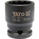 YATO Dupla hatszögletű dugókulcs gépi 1/2" x 24mm (YT-1027)