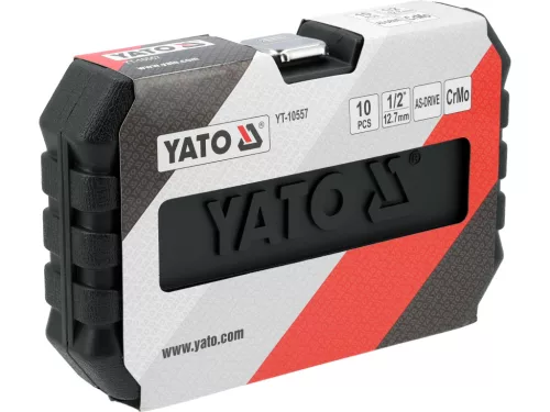 YATO Hosszított gépi pneumatikus dugókulcs készlet 1/2" befogás (YT-10557)