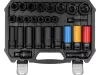 YATO Gépi dugókulcs készlet 1/2", 27 darabos (YT-10558)