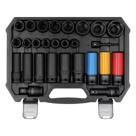   YATO Gépi dugókulcs készlet 1/2", 27 darabos (YT-10558)