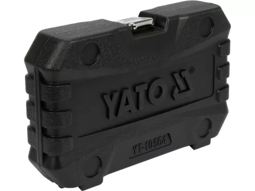 YATO Gépi kerékcsavar dugókulcs készlet alufelnihez, pneumatikus ütvecsavarozóhoz 1/2”, 10 részes (YT-10564)