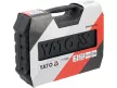 YATO 1/2" Levegős gépi dugókulcs készlet, 18 db-os, 1/2" (YT-10566)