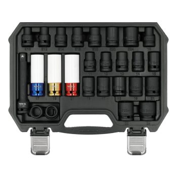 YATO Levegős gépi dugókulcs készlet 24 db-os (YT-10569)