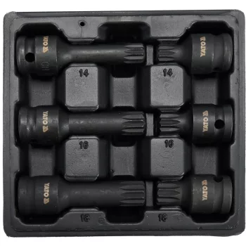 YATO Gépi dugókulcs készlet SPLINE (YT-10652)