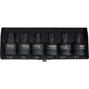 YATO Torxkulcs készlet / Bit 6 db 3/4 " (YT-10653)