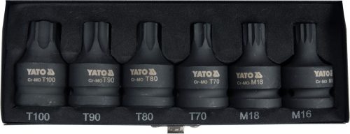 YATO Torxkulcs készlet / Bit 6 db 3/4 " (YT-10653)
