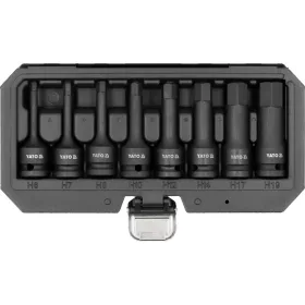   YATO Bit dugókulcs készlet gépi Imbusz 1/2" 8 részes 6-19 mm (YT-1066)