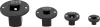 YATO Ütvecsavarozó adapter készlet négyszöghajtáshoz, 1/4”–1”, rövid, 4 részes, CrMo (YT-10673)