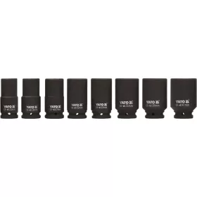   YATO Gépi dugókulcs készlet 3/4" / hosszú / 22-41 mm / 8 db-os (YT-1155)