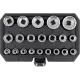 YATO 12 Szögű dugókulcs készlet, 1/2", 8-36 mm ig, 21 db-os (YT-12630)