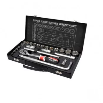   YATO Dugókulcs készlet 25 részes 1/2 col 10-32 mm profi (YT-12671)