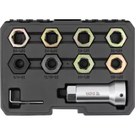   YATO Féltengely menetjavító készlet 13/16”–M24, 10 részes (YT-17605)