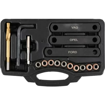   YATO Féknyereg menetjavító készlet 16 részes M9x1,25 mm HSS (YT-17700)