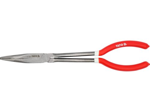 YATO Hosszú hajlított orrú fogó, 285 mm (YT-20411)