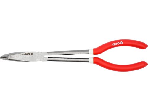 YATO Hosszú hajlított orrú fogó, 285 mm (YT-20412)