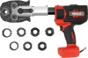 YATO Csőprés akkus hidraulikus kivitelben PEX-AL-PEX csövekhez, U/TH 16–32 mm, 32 kN, 18 V (YT-21734)