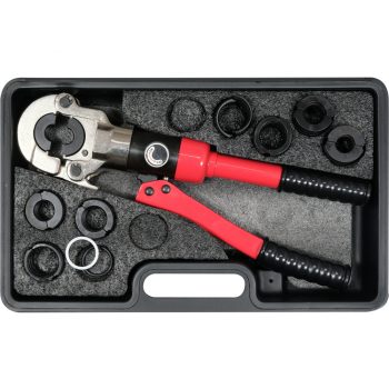   YATO KRIMPELŐ KÉSZLET 9 RÉSZES PEX-AL-PEX CSÖVEKHEZ (YT-21758)