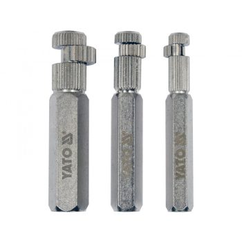   YATO BELSŐ SZERELVÉNYCSAVAROZÓ KÉSZLET 3 RÉSZES 3/8", 1/2", 3/4" (YT-21793)