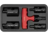 YATO Csőkalibráló és sorjázó  készlet dörzsárral , 16, 20, 25/26, 32 mm PE-RT/Al/PE-RT, PEX-Al-PEX (YT-22370)