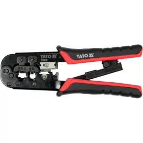   YATO Krimpelő fogó UTP hálózati (RJ45) és telefon (RJ11) csatlakozókhoz (YT-22442)