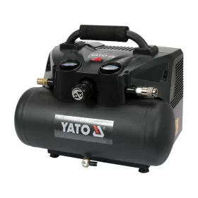   YATO Akkumulátoros kompresszor 6 l, 36 V, 8 bar, 2×3 Ah akkuval (YT-23241)