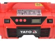 YATO Akkumulátoros autós  légkompresszor 18V,  11 BAR 21 L/MIN, készlet (YT-23247)