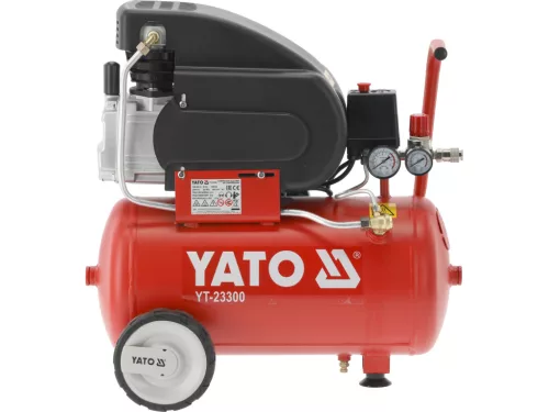 YATO Olajos kompresszor 24 l, 2 LE, 200 l/perc, 8 bar (YT-23300)
