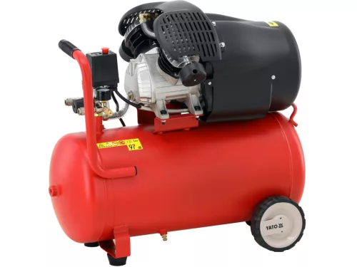 YATO Közvetlen hajtású olajos kompresszor 50 l, 3 LE, 412 l/perc (YT-23306)