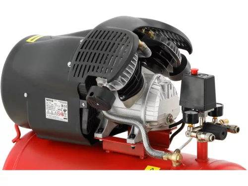 YATO Közvetlen hajtású olajos kompresszor 50 l, 3 LE, 412 l/perc (YT-23306)