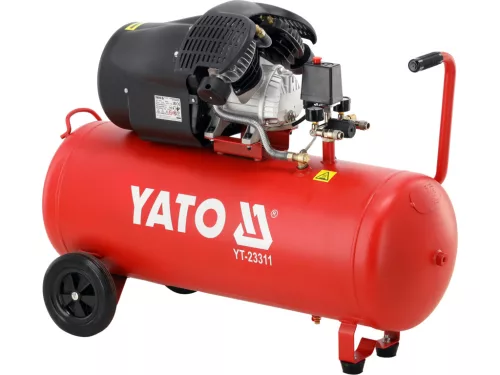 YATO Olajos kompresszor 2200 W (3 LE) 100 literes tartály, 220V (YT-23311)