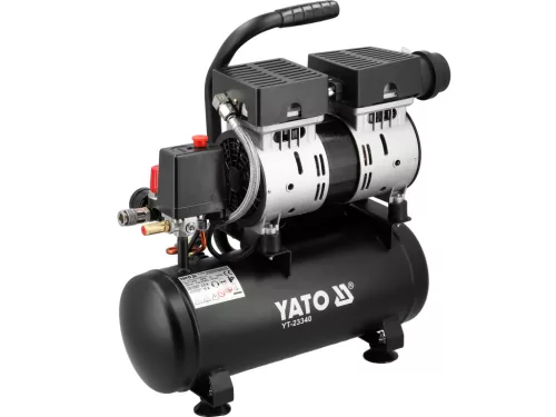 YATO Csendes olajmentes kompresszor 6 l, 0.75 LE, 140 l/perc (YT-23340)