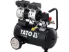 YATO Csendes olajmentes kompresszor 24 l, 1 LE, 140 l/perc (YT-23342)
